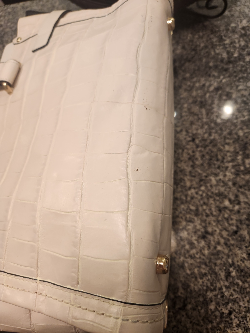 Coach Swagger 37 Croc-Embossed Satchel With Shoulder/Crossbody Strap - Picture 7 of 16